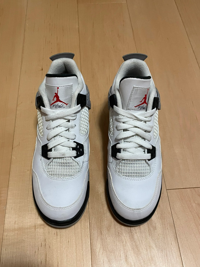 Authentic Jordan 4 IV Cement size 4.5Y good condition in Kids & Youth in City of Toronto - Image 2