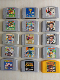 N64 Games - have a look in the ad for prices - thanks