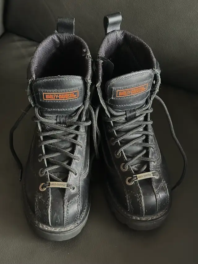 Harley Davidson Riding Boots Ladies 6-7 in Women's - Shoes in Calgary - Image 6