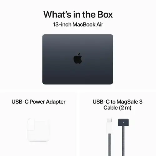 Brand New - Apple MacBook Air M2 chip - 16GB 256GB SSD Midnight in Laptops in Edmonton - Image 2