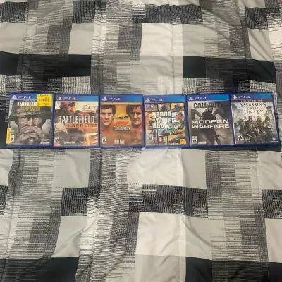 Lot de 6 jeux PS4/ Games Bundle PS4, View more
