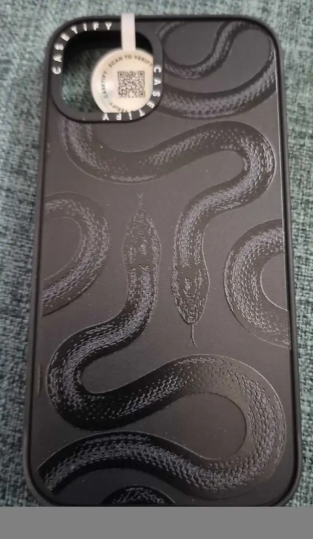 Casetify iPhone 13 Case, Black Kingsnake in Cell Phone Accessories in Mississauga / Peel Region - Image 3