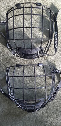 Two Hockey Cages & Skate Laces!