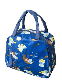 Blue Fairy / Angel Insulated Waterproof Tote Lunch Bag 22×12×18