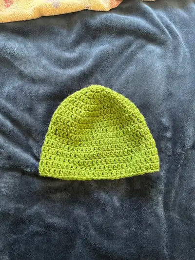 Crochet Beanie- Green, View more