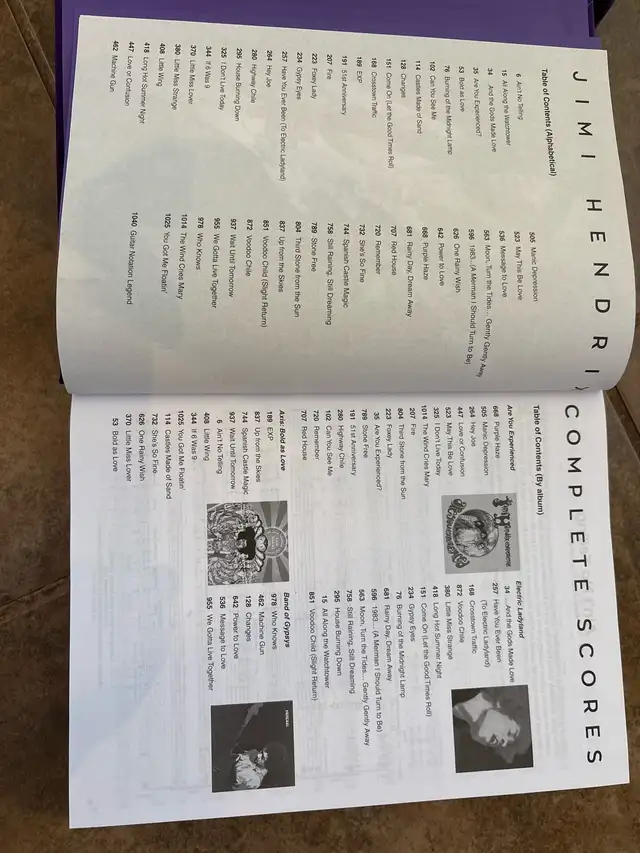 Jimi Hendrix The Complete Scores Guitar/Bass in Guitars in London - Image 4