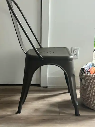 Moving Sale - Structube Metal Chairs - Set of 4, View more