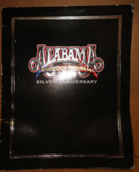 Alabama Country Rock Band Farewell Silver Anniversary Tour Book