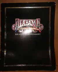 Alabama Country Rock Band Farewell Silver Anniversary Tour Book