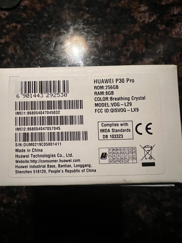 Huawei P30 pro BOX in General Electronics in Mississauga / Peel Region - Image 3