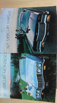 vintage mercury dealership brochures