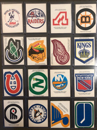 1972-73 OPC Team Logo Pushout Cards