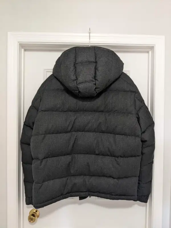 Moncler Men Montgenevre Grey Wool Puffer Jacket Size 7 / XXL in Men's in Mississauga / Peel Region - Image 3