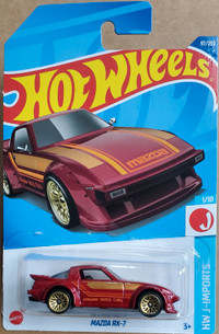 HOT WHEELS MAZDA RX-7 HW J-IMPORTS 97/250 RED