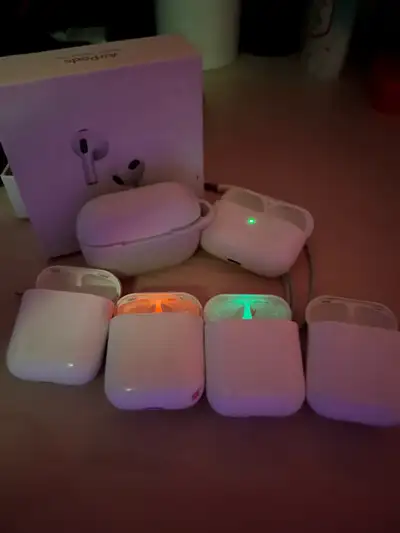 Airpod are authentic bought from apple Most pairs used less than 6 months new. Prices are reasonable...