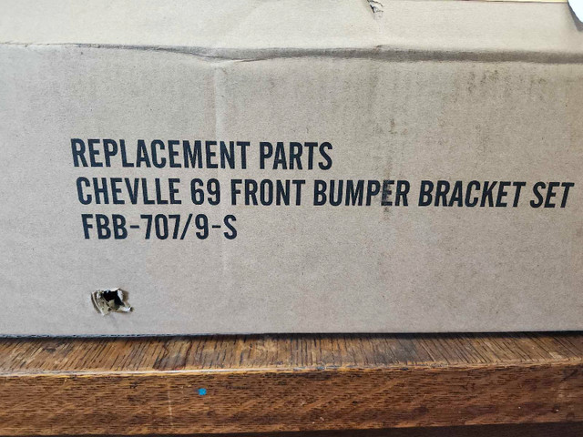 Front Bumper Bracket Set '69 Chevelle/El Camino in Auto Body Parts in Stratford