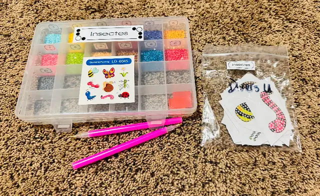 Dimond painting for kids (Insects kit)62854395923971122
