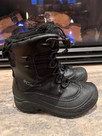 Youth Boys Columbia Waterproof Winter Boots Size 1 