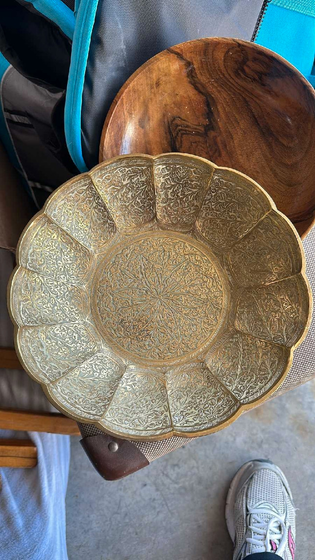 Indian brass bowl in Arts & Collectibles in Cornwall