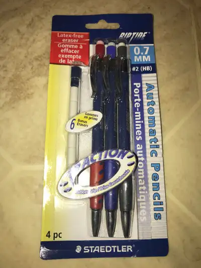 NEW (4) Staedtler Riptide Automatic Pencils Set, 0.7mm, #2 (HB), View more