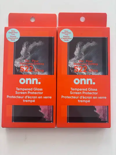 Onn. Screen Protector s22 ultra s23 ultra, View more
