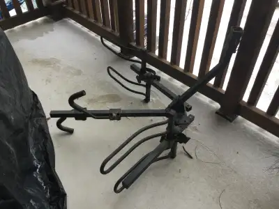 For Sale: 2 Bikes Hitch Mounted Bike Rack, View more