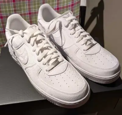 Nike Kobe Air Force 1 Low  Triple White, View more