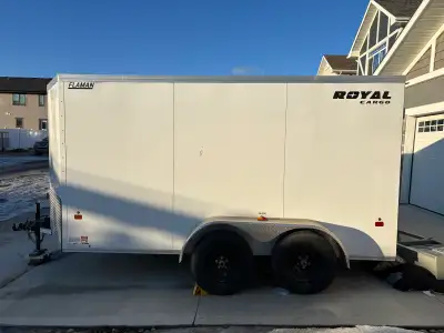 2024 Royal Cargo 6x12+2 (6x14) VNose Cargo Trailer Used to move from Calgary to Regina. Has been bac...