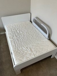 IKEA kids extendable Bed frame with mattress 