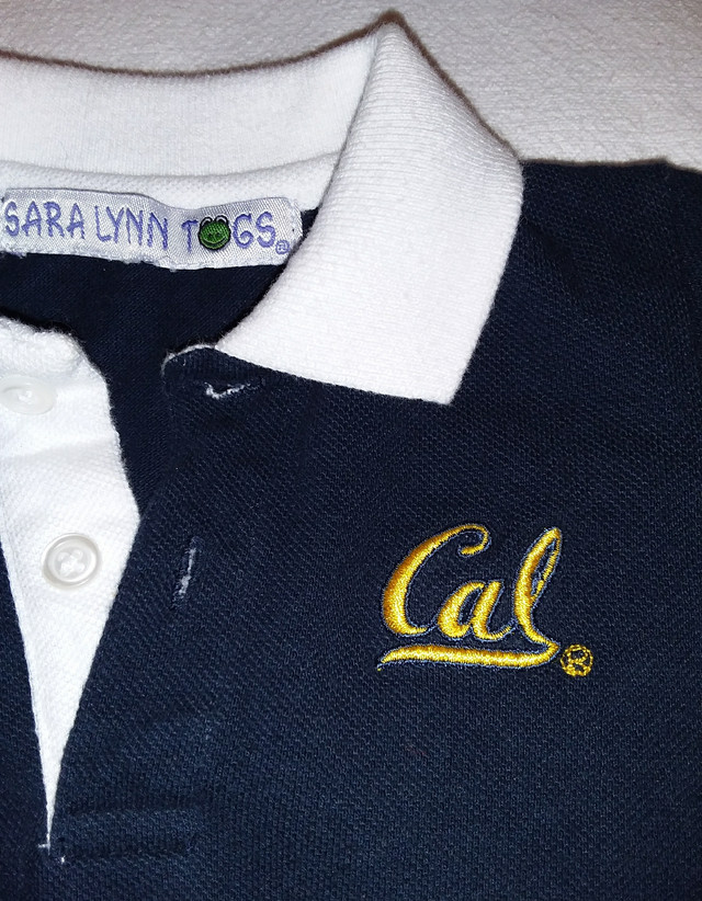 Sara Lynn Togs CAL Football Baby Boy 1pc Romper,Navy Blue,3-6 Mt in Clothing - 3-6 Months in Truro - Image 2