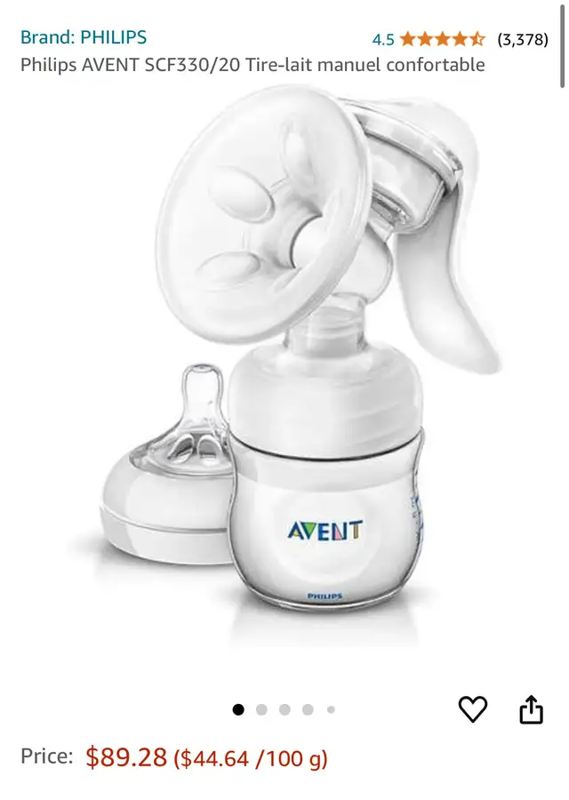 Philips Avent manual Breast pump62864361854083124