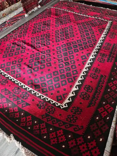 Afghan Vintage Kilim Rug , View more