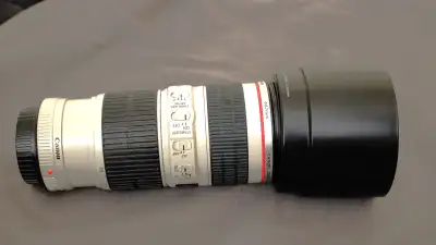 superb condition. comes with caps, hood. filter mount have a dent. priced accordingly. local pick up...
