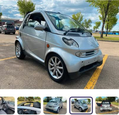 2006 DEISEL SMART FORTWO 3Cyl 2DOOR heated seats active Lo/KM in Cars & Trucks in Edmonton - Image 2