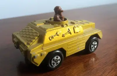 MATCHBOX LESNEY ROLAMATICS #28 ~ MILITARY STOAT ~ 1973, View more