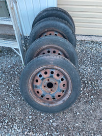 Set of used winter tires for sale