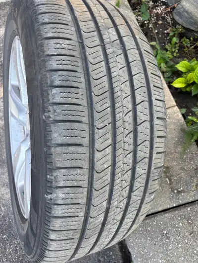 For sale Acura MDX all-seasons tires. includes 4 all season tires, plus summer & winter mats for 201...