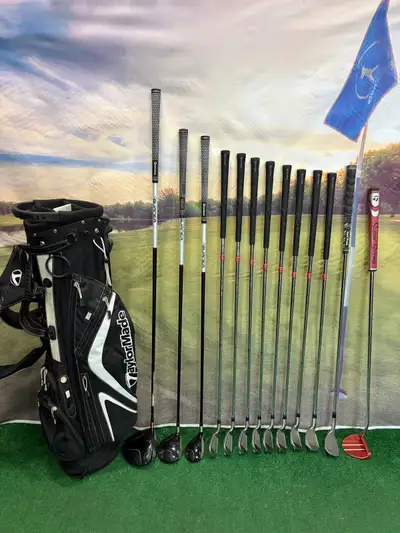 Taylormade men's complete golf set is perfect for any golfer looking to improve their game, featurin...