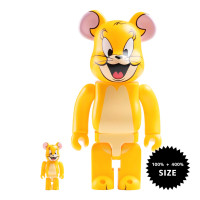 Tom & Jerry: Jerry Classic Color 100% & 400% Bearbrick 
