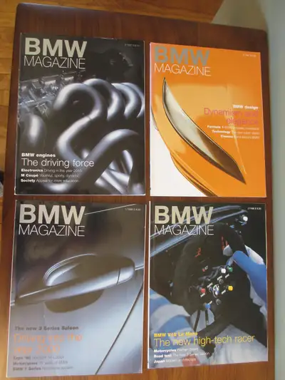 I have a package of 4 vintage BMW Magazine for sale. They are consecutive issue 3 and 4 from 1997 an...