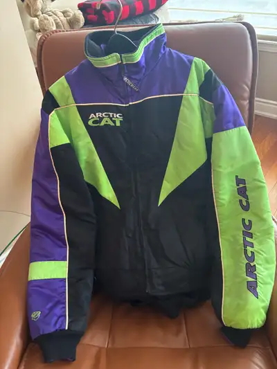 Mint like new condition. Been in storage for 30 yrs unused. Men’s Arctic Cat jacket and pants. Size...