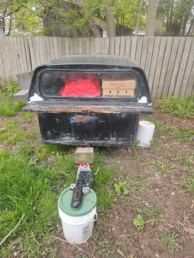 4x6 Utility/Yard trailer pulls good on the road for lighter jobs however could also be used on big l...