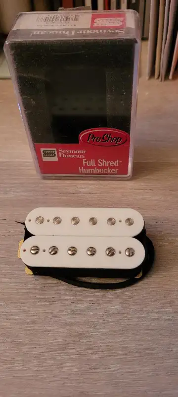 From A ESP LTD ST203 relic Strat. I replaced it with a Seymour Duncan Full Shred. looking for $50.00