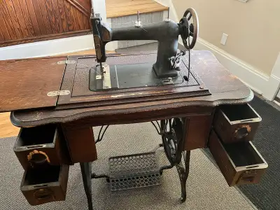 Vintage Raymond Sewing Machine, View more