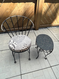 SMALL OUTDOOR SPACE TABLE & CHAIR**Reduced***