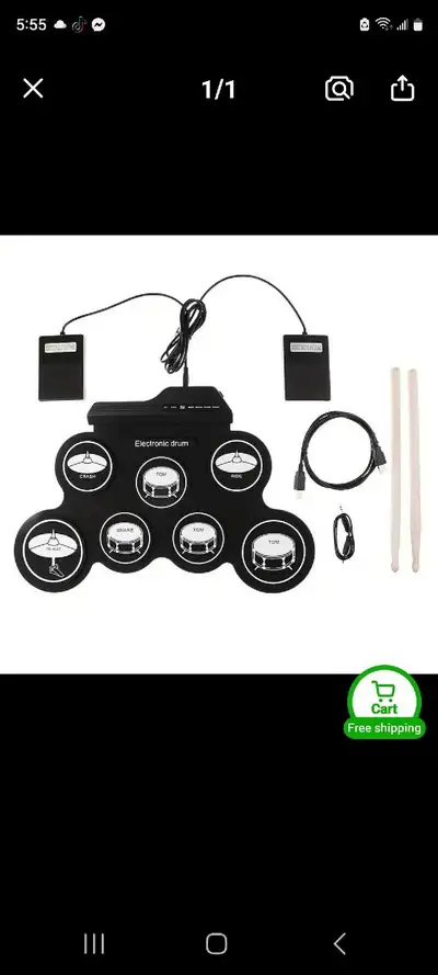 electric drum pad, View more