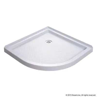 Selling a DreamLine SlimLine 33L x 33W x 2.75H in. Neo-Round Acrylic Corner Shower Base. It's new, n...