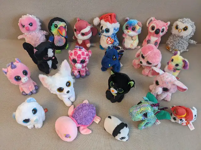 Rare Clean TY Toys, stuffed animals