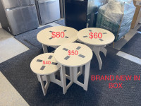 NEW Coffee Table & Side Tables (4 SIZES AVAILABLE)