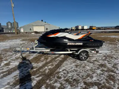 120 and 123 hours on them Trailer is included Brand new covers Text me at 403-505-0390